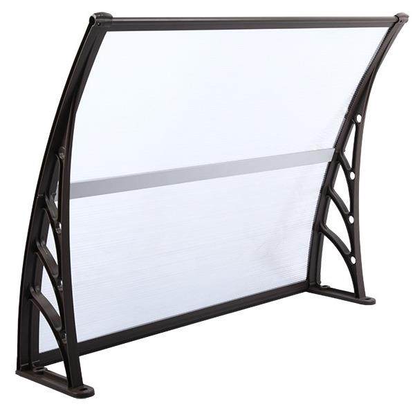 塑钢支架阳光板中收边雨棚遮阳棚户外阳台窗户屋檐门头挡雨板防雨