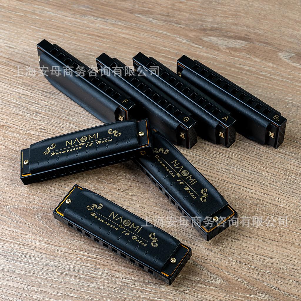 那迷PIEDMONTBLUES布鲁斯口琴10孔C调专业演奏级套装