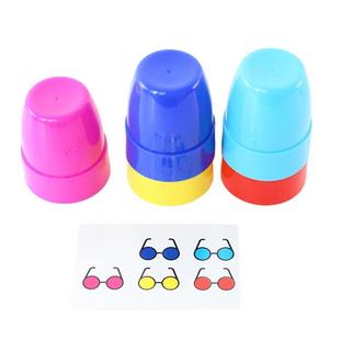 玩具竞技叠杯儿童桌面游戏亲子互动乐趣智育眼明手快5059