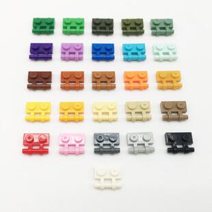 小颗粒1x2异形板单侧带手柄兼容乐高2540积木散件moc零配件