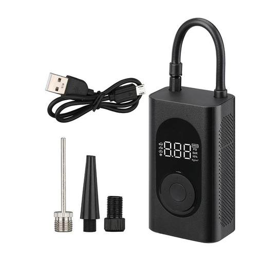 车载充气泵智能自动迷你无线通用打气筒便携易汽车收纳外贸爆款