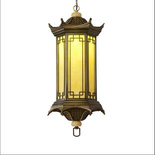 新中式户外仿古灯笼室外庭院花园宫廷凉亭连廊别墅大门口防水吊灯