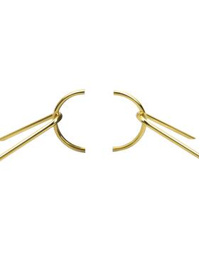 欧式现代创意几何金属书挡家居客厅样板间茶几电视柜装饰品摆件