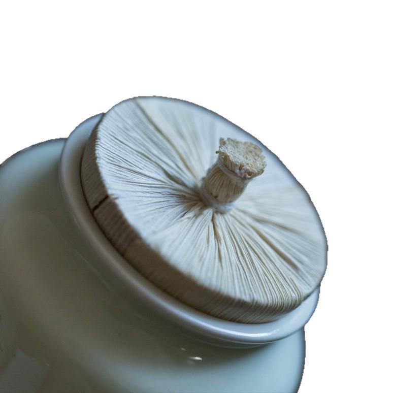 浮雕竹影陶瓷茶茶叶罐影2018-102青罐玉泥茶仓密封茶存罐茶仓通用