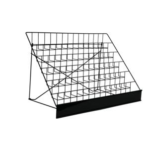 铁制六层可折叠书架商超书店图书展示家用摆台画册展架铁艺杂志架