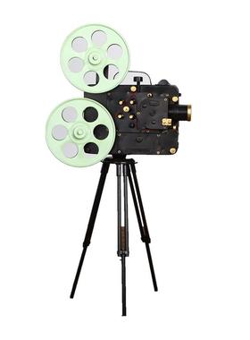 复古照相机铁皮相机模型摄影道具家居装饰品老式放映机模型