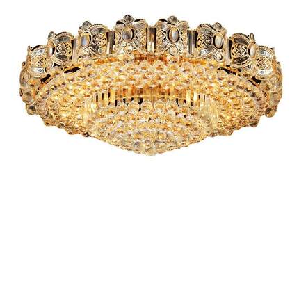 豪华高档吸顶灯水晶灯圆形led简约客厅灯水晶吊灯厂家直销