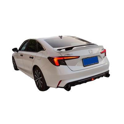 专用于十一代思域型格改装排气尾喉碳纤白金原车高配尾喉改装