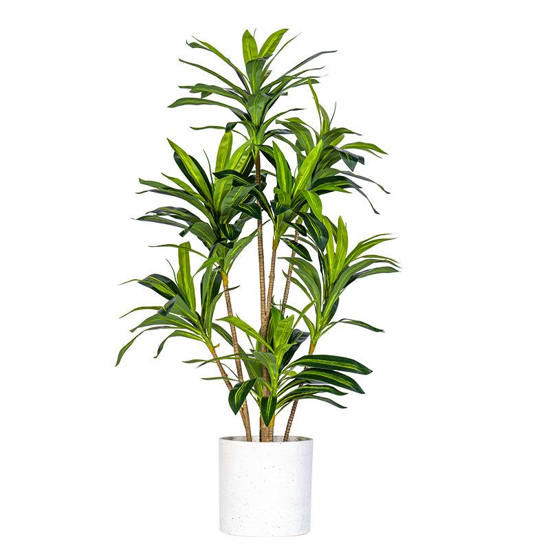 仿真绿植巴西铁假树造景仿生巴西木盆栽家居软装饰摆件园艺真