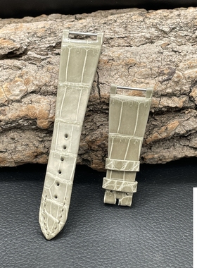 梦诗纯适配PP百达翡丽Twenty~4系列4920R鳄鱼皮真皮表带女士 22mm