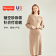孕妇长裙 打底裙内搭秋冬毛衣大码 美国费雪孕妇连衣裙秋装 2025新款
