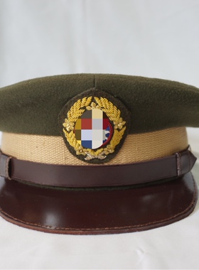 解放战争内战时期张灵甫同款高级军官美式大檐帽