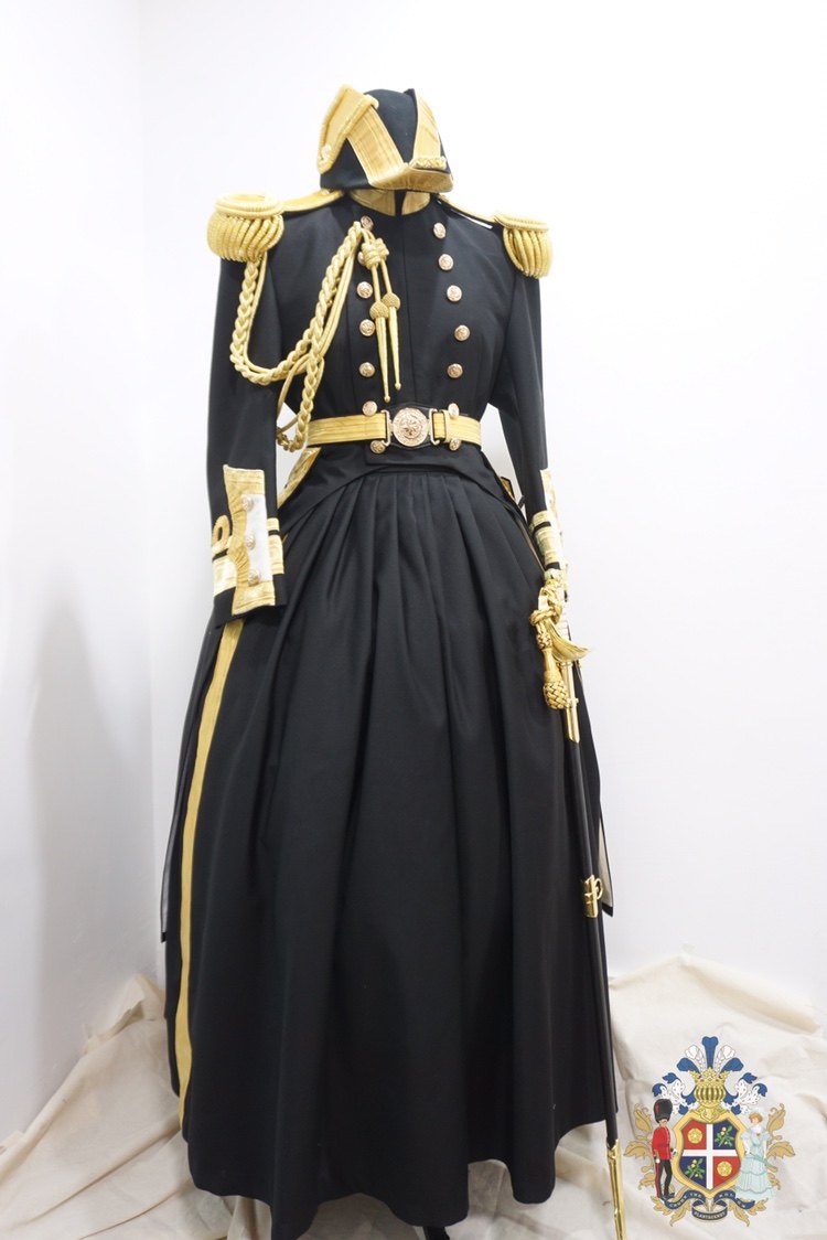 《海军司令》架空人设女款海军大礼服套装
