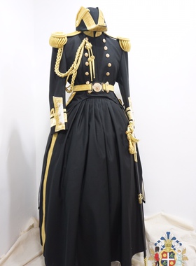 《海军司令》架空人设女款海军大礼服套装