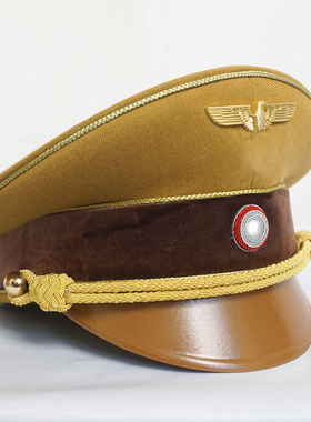 万圣节cosplay 小黄同款姜黄色宣传部长高级官员大檐帽