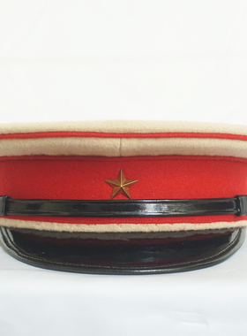 《黄金神威》鲤登音之进cosplay45式大饼型将校大檐帽