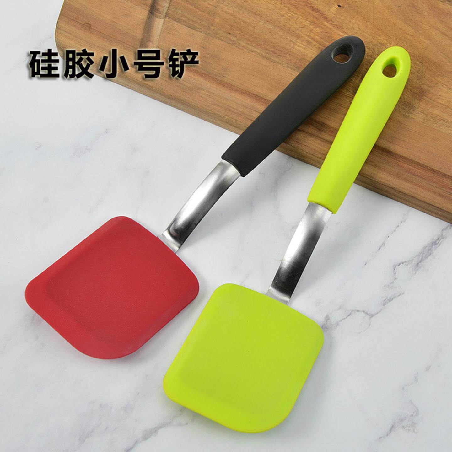 厨房用具不锈钢柄硅胶煎铲用品