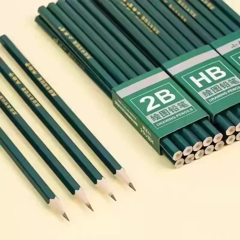 2B/HB铅笔学生考试铅笔写字绘画素描专用铅笔儿童文具练字专用笔
