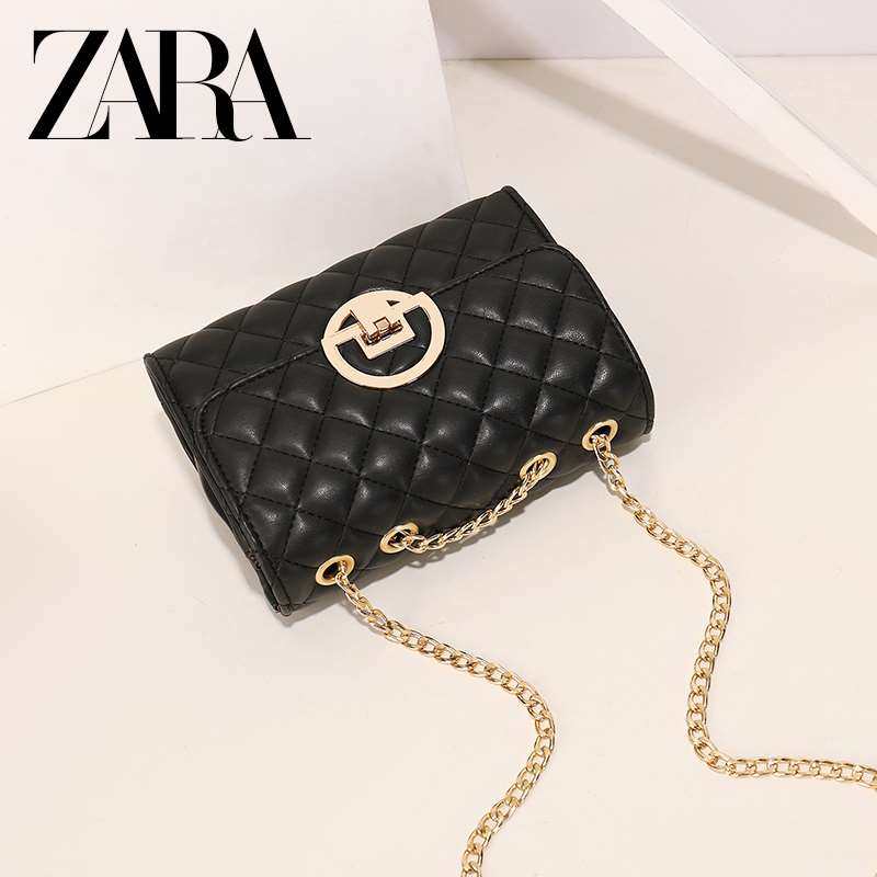 zara女包包2022新款潮单肩手提斜挎包夏季小众女士百搭时尚链条包