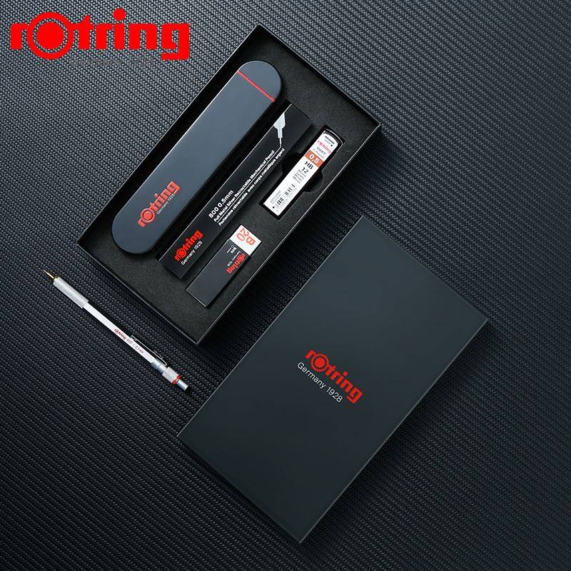 德国rotring红环800日本金属自动铅笔绘图工具成人0.5 0.7mm美术