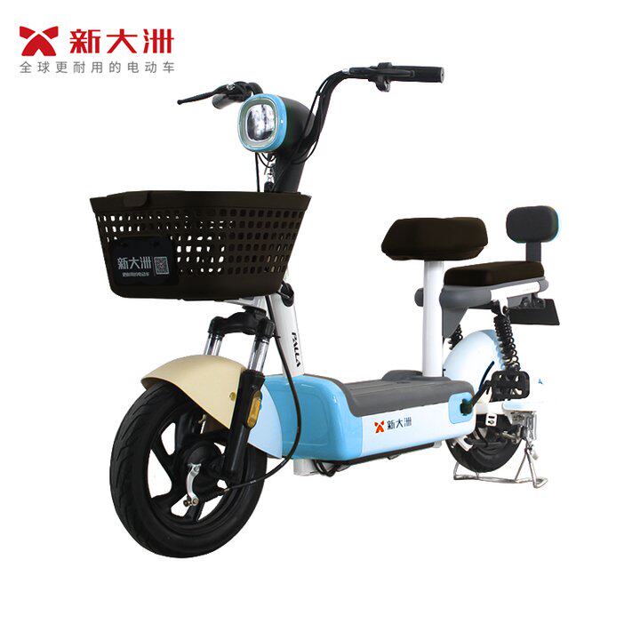 新大洲电动车旗舰店新款q1时尚轻便电瓶车女小型代步助力自行车