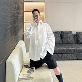 2024春夏巴黎*家oversize廓形骨感衬衫外套两色男女C1024P95，男装衬衫，电商C219