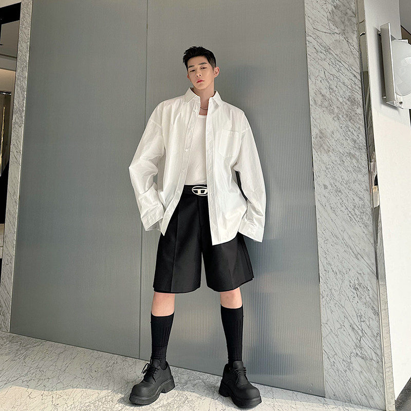 2024春夏巴黎*家oversize廓形骨感衬衫外套两色男女 C1024 P95图片