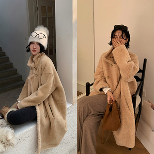 时髦中长款 100澳洲绵羊毛 皮草外套加厚保暖 温域双生 十三粥