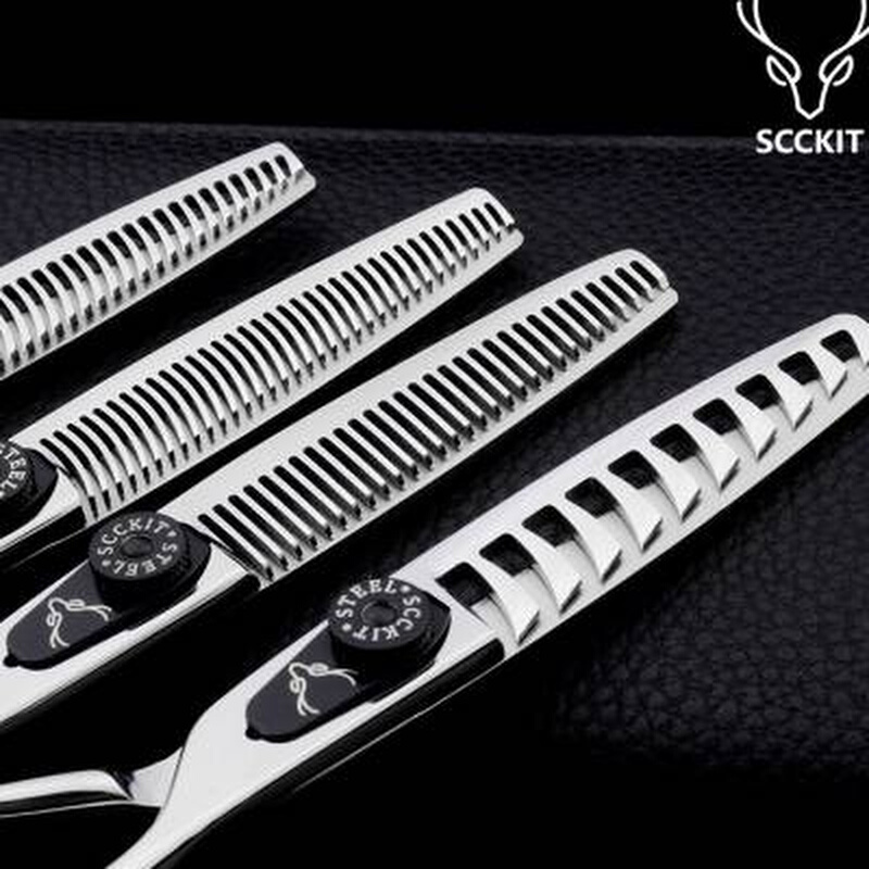 鹿剪专业理发美发剪刀无痕牙剪打薄剪碎发剪刀剪发工具发型师专用