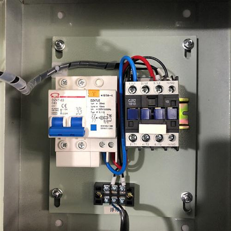 定制220V潜污水泵浮球水位低压成套控制配电操作箱柜一控一 2.2KW