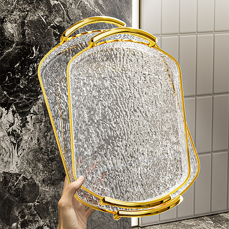 茶盘商用高档长方形塑料托盘