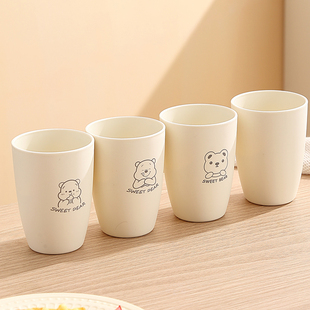 新款奶油风家用塑料水杯精致高级感商用自助餐塑料饮料杯水杯
