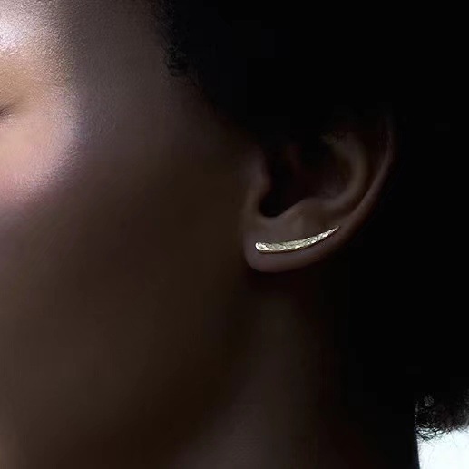 小众纯银长款冷淡风ins耳环