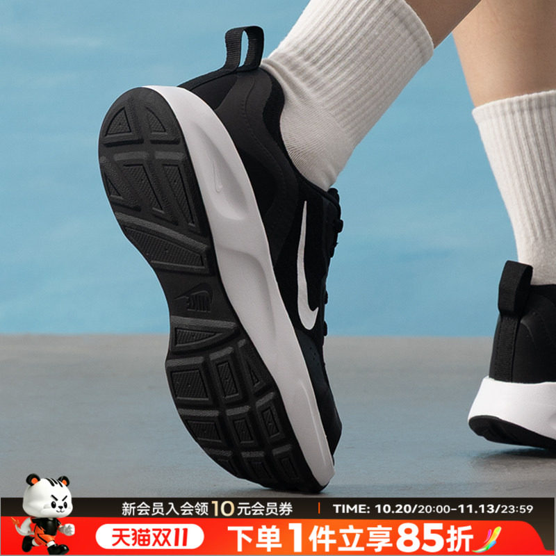 耐克2026夏季休闲鞋男女鞋合成革鞋面软弹轻便情侣款日常通勤鞋子