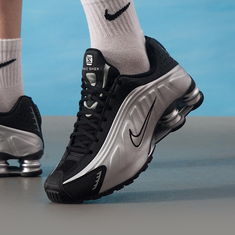 耐克（NIKE）男鞋 2025冬季新款运动鞋Shox R4轻便时尚跑步鞋低帮