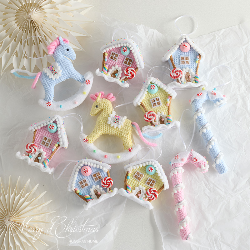 圣诞装饰品彩色多样可爱