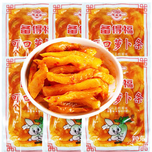 备得福可口萝卜条70克甜辣小咸菜下饭菜香脆早餐开胃拌饭小咸菜