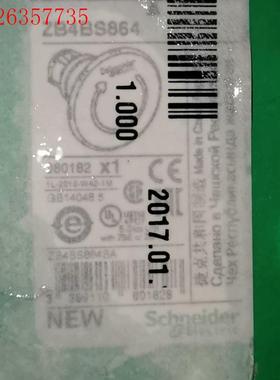 施耐德  急停蘑菇操作头 急停按钮 ZB4BS864 ZB4(议价)