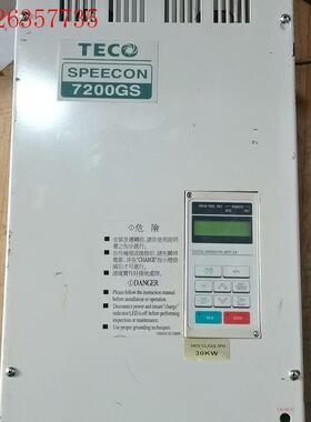 东元变频器7200GS 30KW,380V 成色不错 如图(议价)