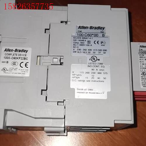 AB 100S-C60KF22BS, AB 100-C60*(议价)