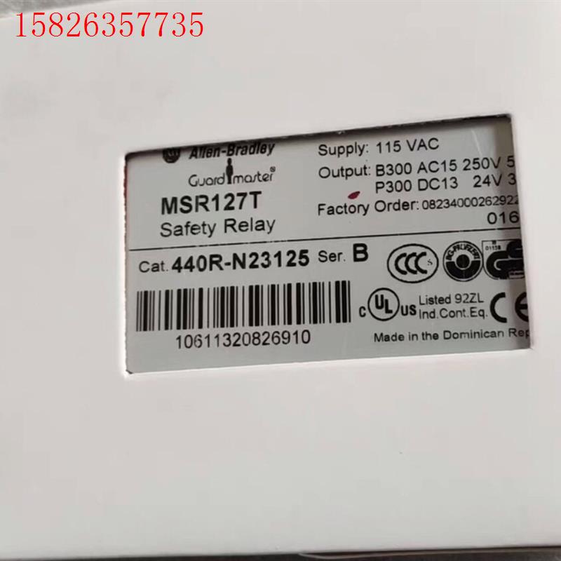 AB罗可韦尔安全继电器MSR127TP 440R-N2313(议价)