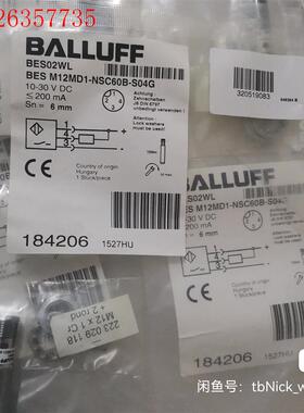 BALLUFF巴鲁夫 BES02WL BES M12MD1-(议价)