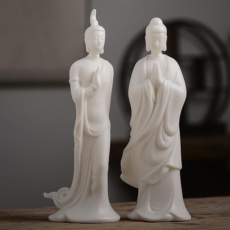 茶宠摆件精品可养白瓷《泰佛》德