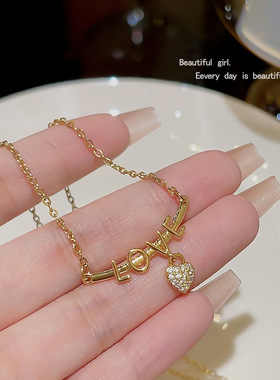 热销配饰气质轻奢锁骨链设计感小众吊坠时尚个性双鱼尾项链饰品女