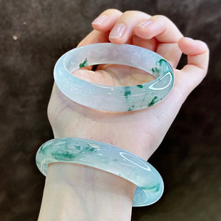 独山玉戒指天然独玉指环满绿老坑南阳老水洞河南翡翠飘绿花白天蓝