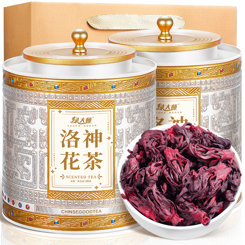 洛神花茶-当季新花-整朵干玫瑰茄