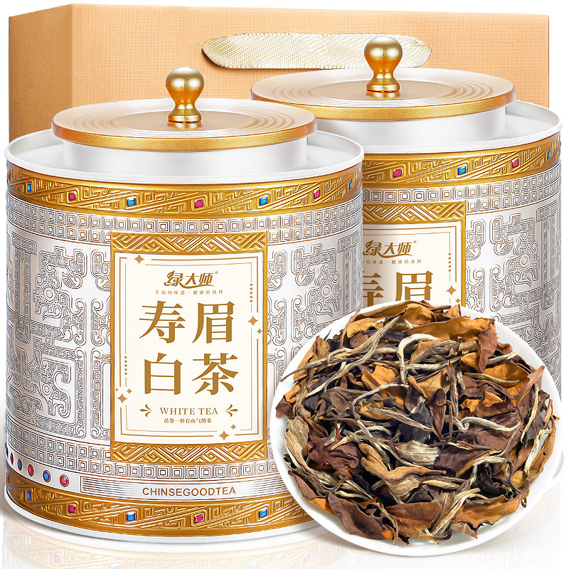 绿大师 老寿眉白茶 2015年陈香正宗福鼎老白茶散茶高山茶叶自己喝