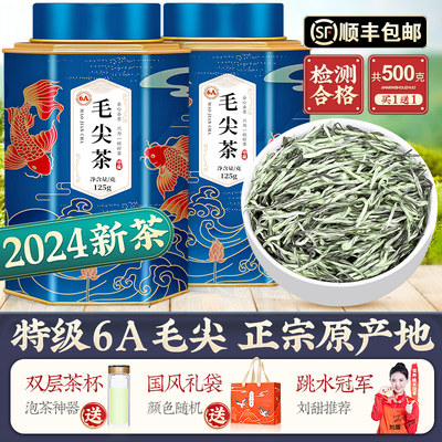 2024新茶-特级6A明前毛尖茶500g