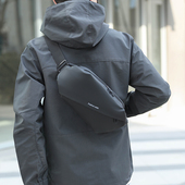 新款 斜挎包潮小包休闲胸包男挎包ins街头单肩斜跨胸前包男士 腰包