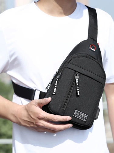 Нагрудная сумка, рюкзак, нейлоновая тканевая сумка на одно плечо для отдыха